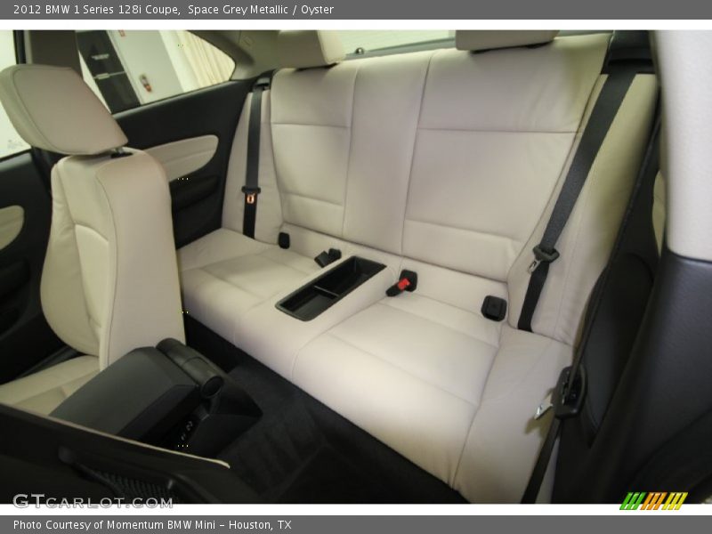 Space Grey Metallic / Oyster 2012 BMW 1 Series 128i Coupe
