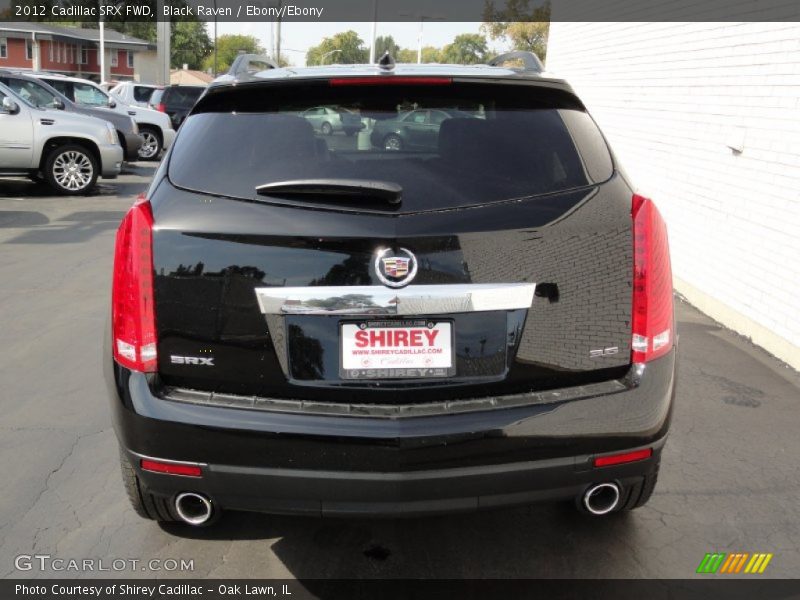 Black Raven / Ebony/Ebony 2012 Cadillac SRX FWD