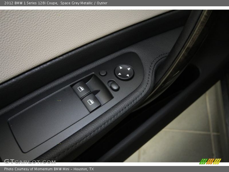 Space Grey Metallic / Oyster 2012 BMW 1 Series 128i Coupe