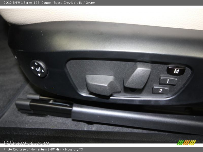 Space Grey Metallic / Oyster 2012 BMW 1 Series 128i Coupe