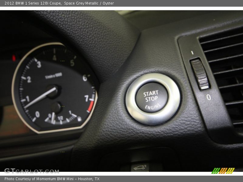Space Grey Metallic / Oyster 2012 BMW 1 Series 128i Coupe