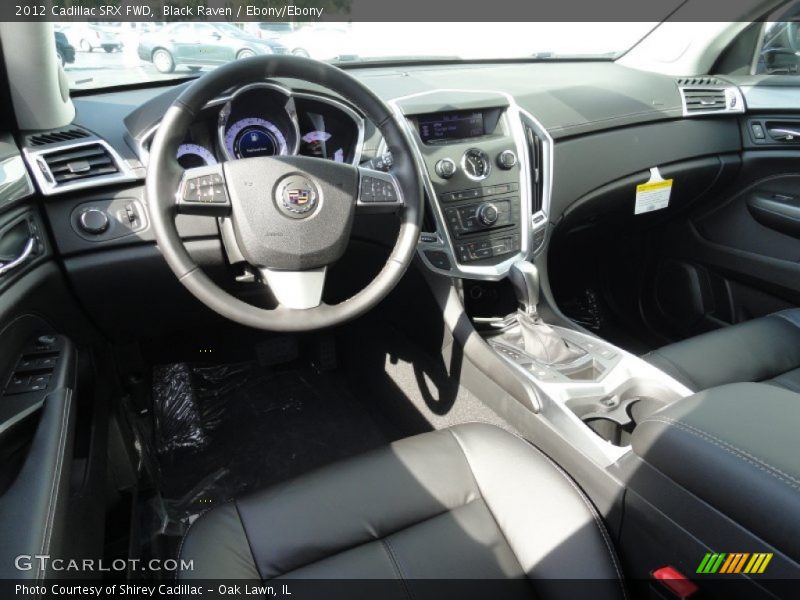 Black Raven / Ebony/Ebony 2012 Cadillac SRX FWD