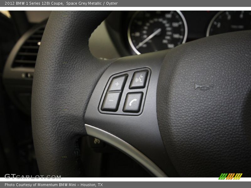 Space Grey Metallic / Oyster 2012 BMW 1 Series 128i Coupe