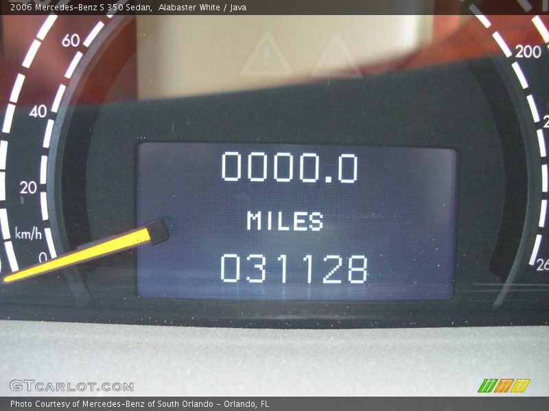 Alabaster White / Java 2006 Mercedes-Benz S 350 Sedan