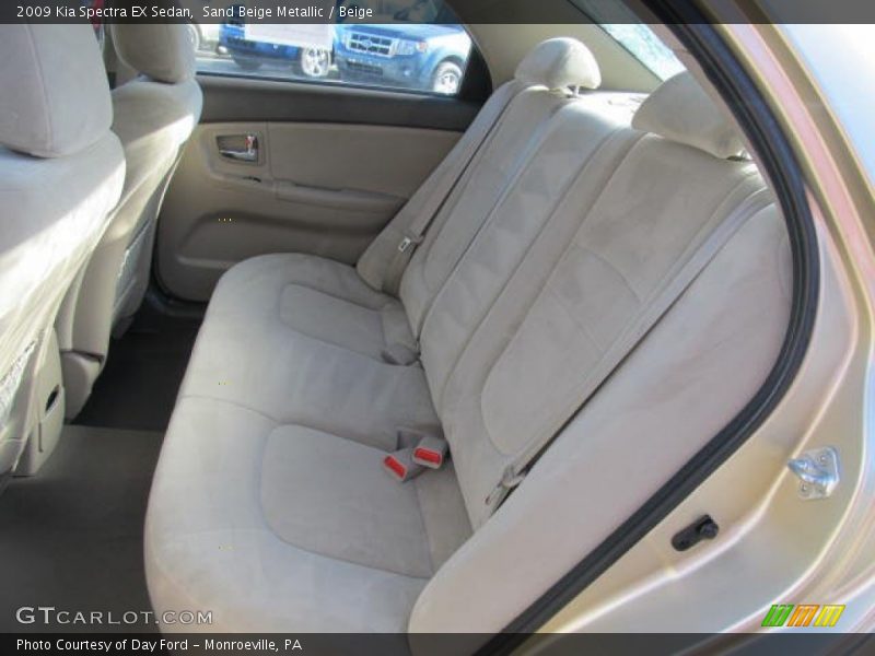 Sand Beige Metallic / Beige 2009 Kia Spectra EX Sedan