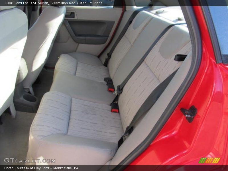 Vermillion Red / Medium Stone 2008 Ford Focus SE Sedan