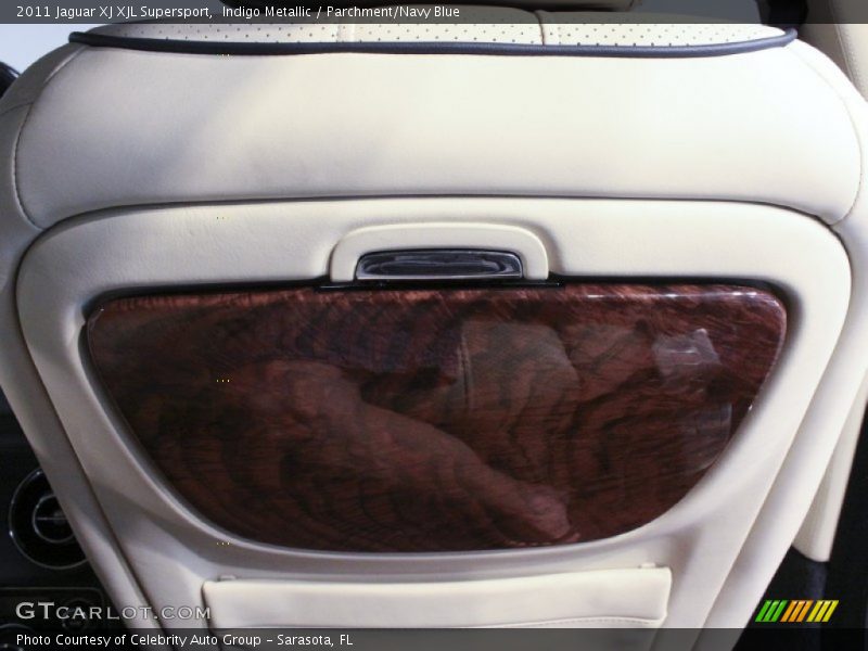 Indigo Metallic / Parchment/Navy Blue 2011 Jaguar XJ XJL Supersport