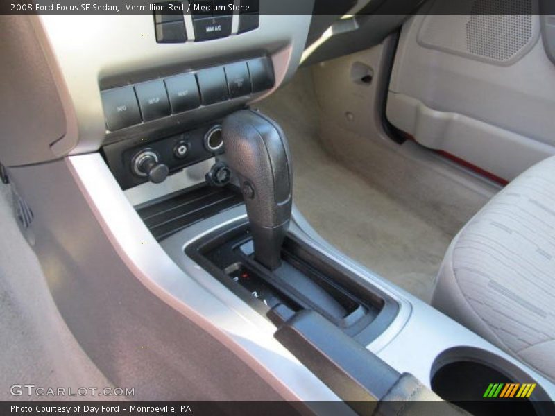 Vermillion Red / Medium Stone 2008 Ford Focus SE Sedan