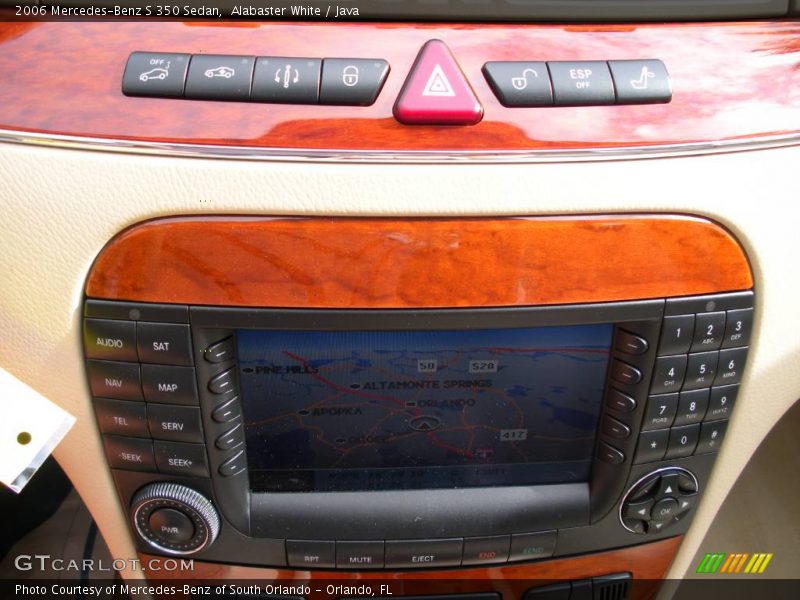 Alabaster White / Java 2006 Mercedes-Benz S 350 Sedan