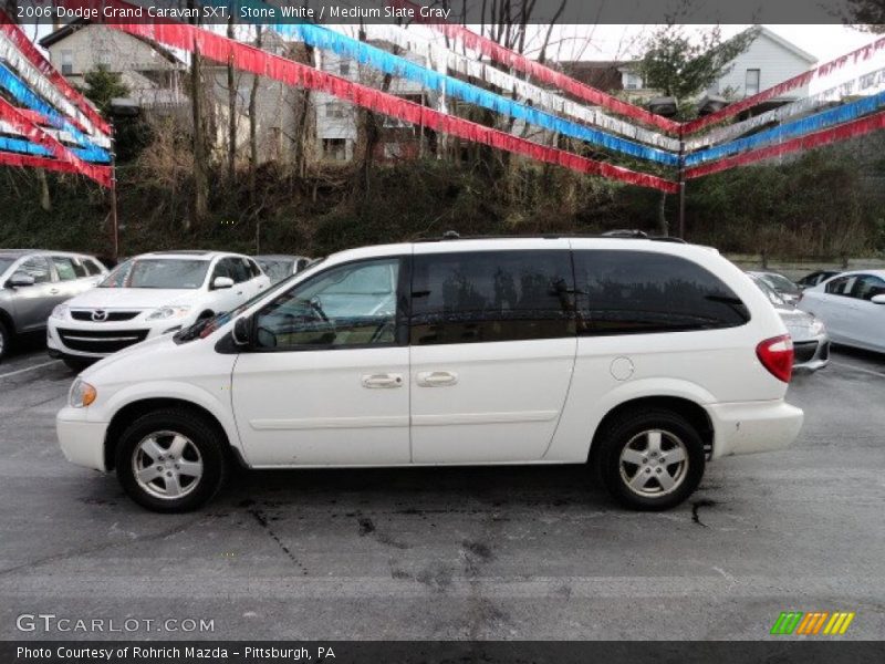 Stone White / Medium Slate Gray 2006 Dodge Grand Caravan SXT