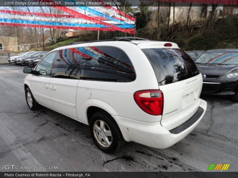 Stone White / Medium Slate Gray 2006 Dodge Grand Caravan SXT