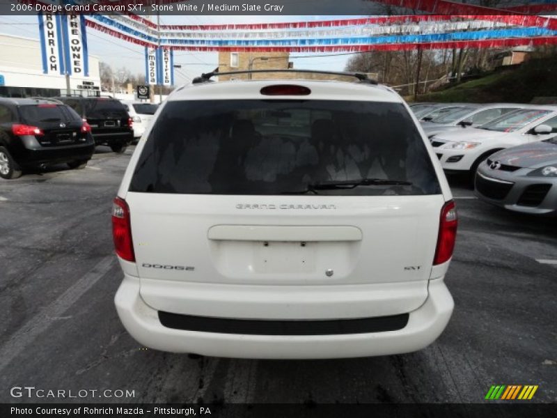 Stone White / Medium Slate Gray 2006 Dodge Grand Caravan SXT