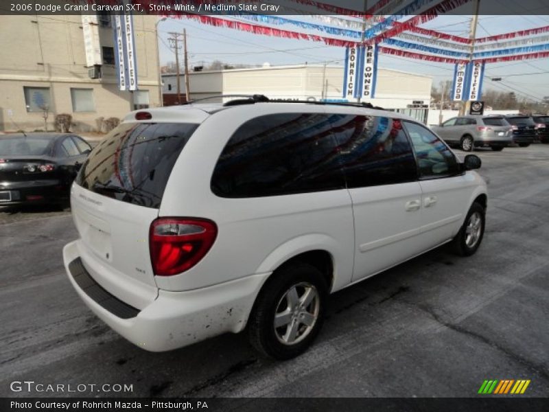 Stone White / Medium Slate Gray 2006 Dodge Grand Caravan SXT