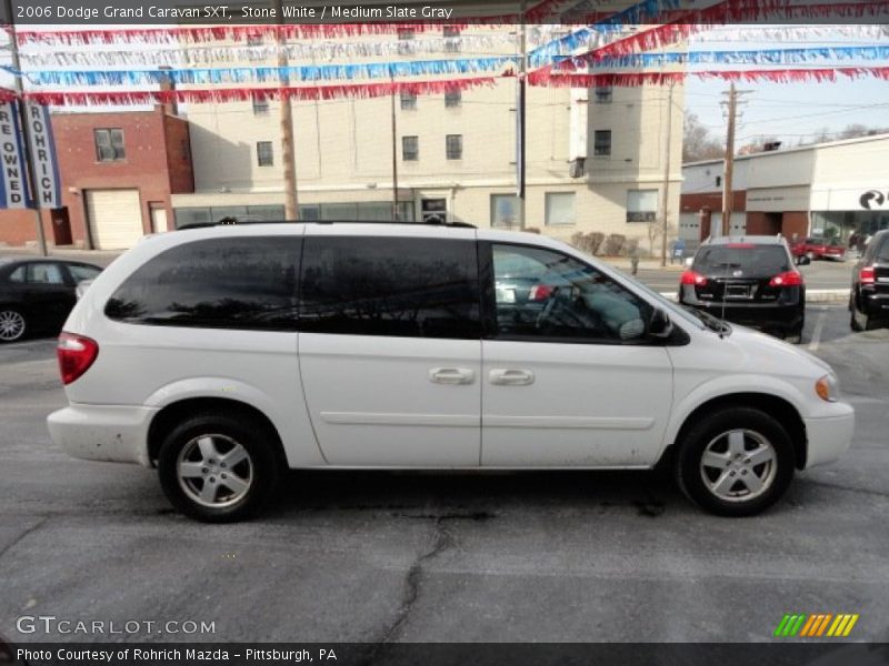 Stone White / Medium Slate Gray 2006 Dodge Grand Caravan SXT