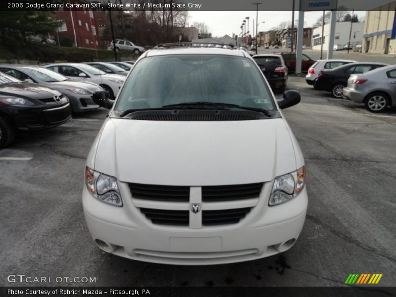 Stone White / Medium Slate Gray 2006 Dodge Grand Caravan SXT
