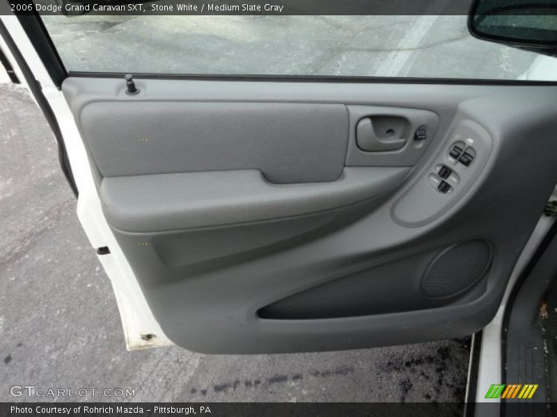 Stone White / Medium Slate Gray 2006 Dodge Grand Caravan SXT
