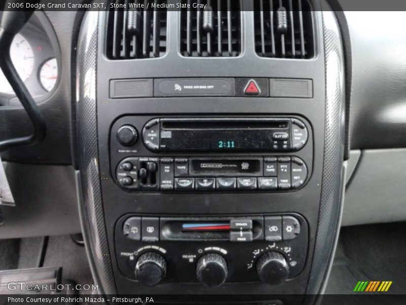 Stone White / Medium Slate Gray 2006 Dodge Grand Caravan SXT