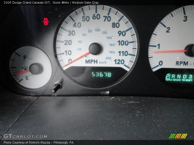 Stone White / Medium Slate Gray 2006 Dodge Grand Caravan SXT