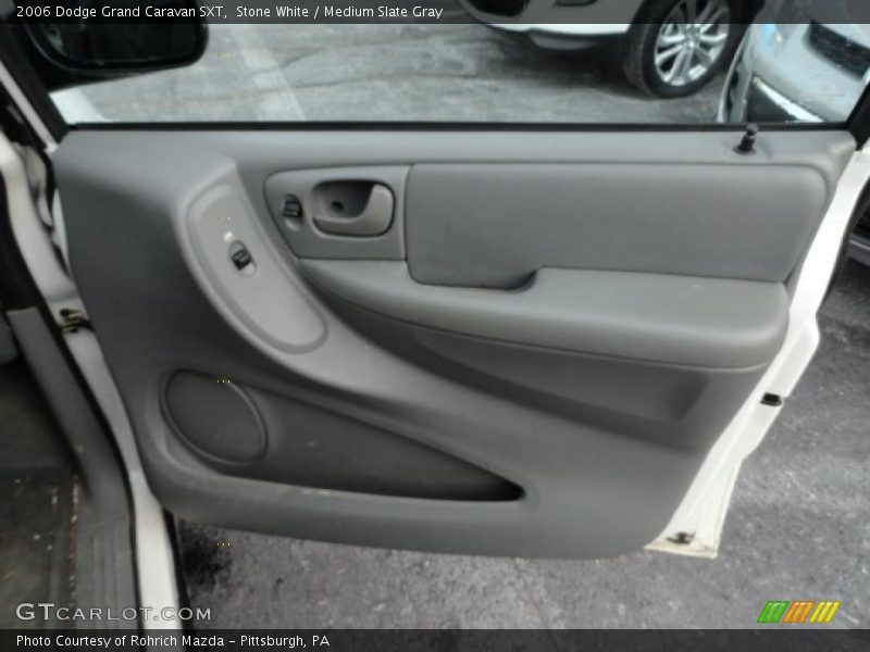 Stone White / Medium Slate Gray 2006 Dodge Grand Caravan SXT