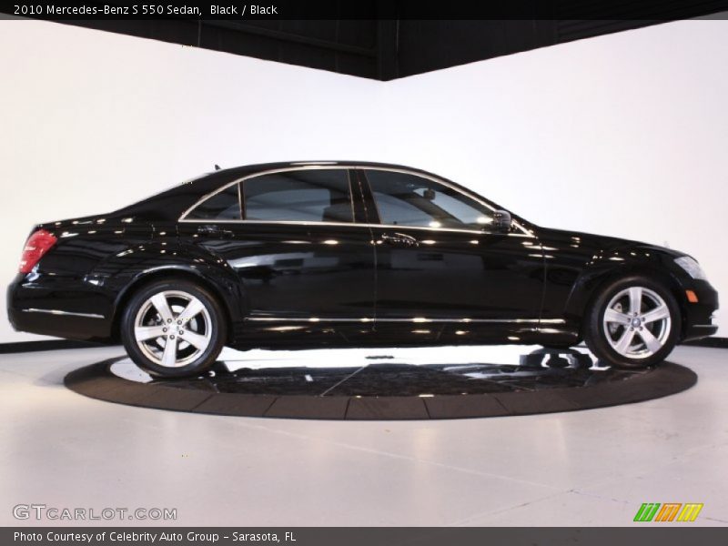 Black / Black 2010 Mercedes-Benz S 550 Sedan