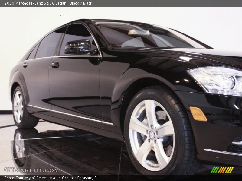 Black / Black 2010 Mercedes-Benz S 550 Sedan