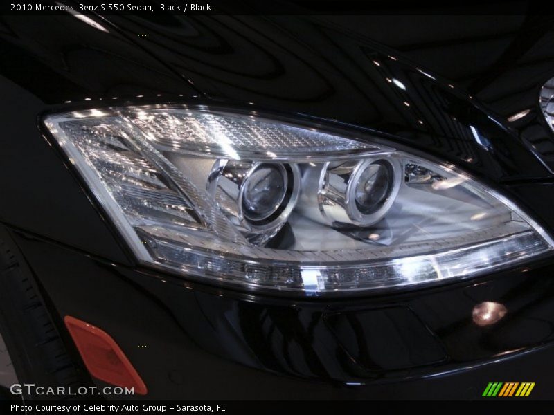 Black / Black 2010 Mercedes-Benz S 550 Sedan