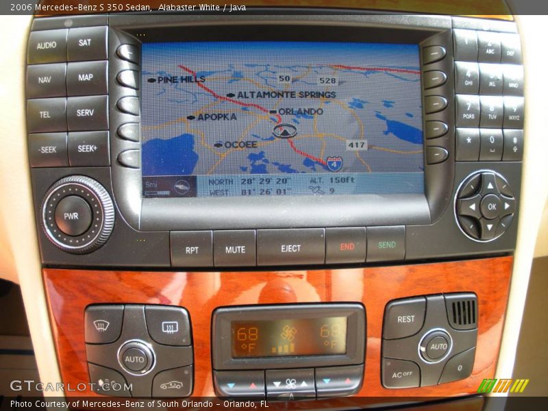 Alabaster White / Java 2006 Mercedes-Benz S 350 Sedan