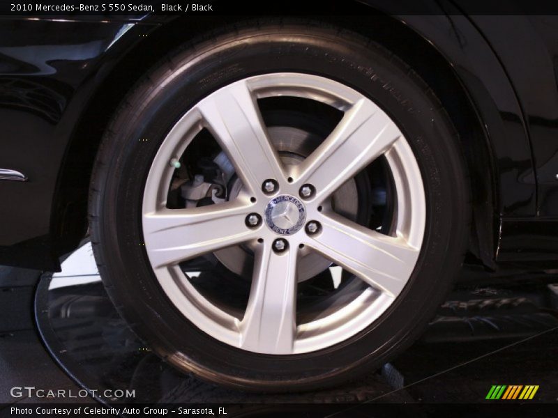 Black / Black 2010 Mercedes-Benz S 550 Sedan