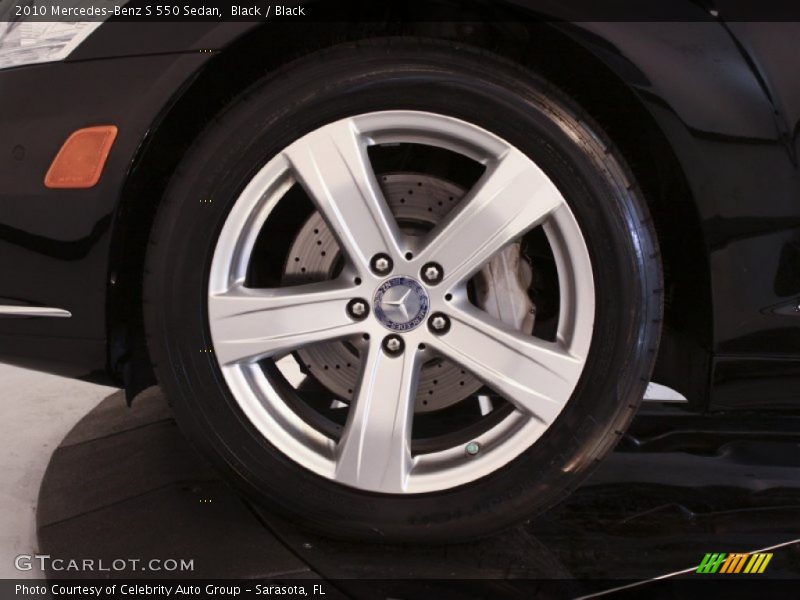 Black / Black 2010 Mercedes-Benz S 550 Sedan