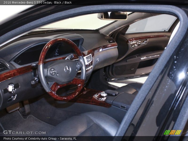 Black / Black 2010 Mercedes-Benz S 550 Sedan