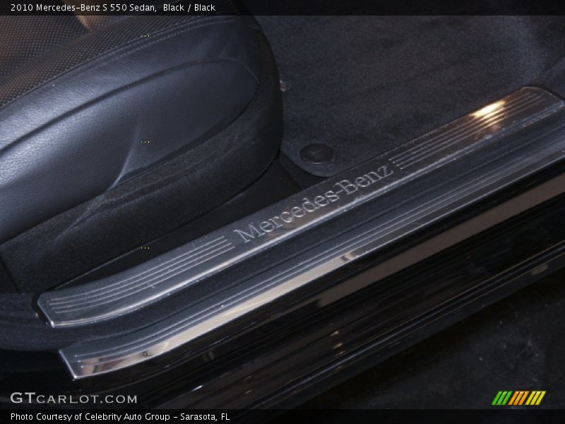Black / Black 2010 Mercedes-Benz S 550 Sedan