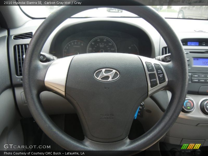 Carbon Gray Mist / Gray 2010 Hyundai Elantra SE