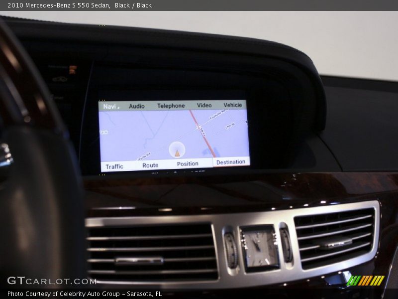 Black / Black 2010 Mercedes-Benz S 550 Sedan
