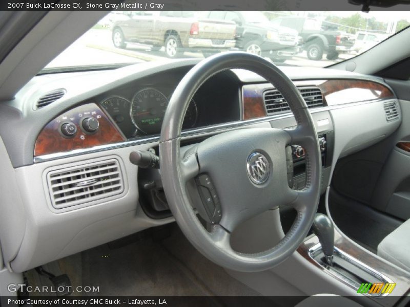 Stone Gray Metallic / Gray 2007 Buick LaCrosse CX
