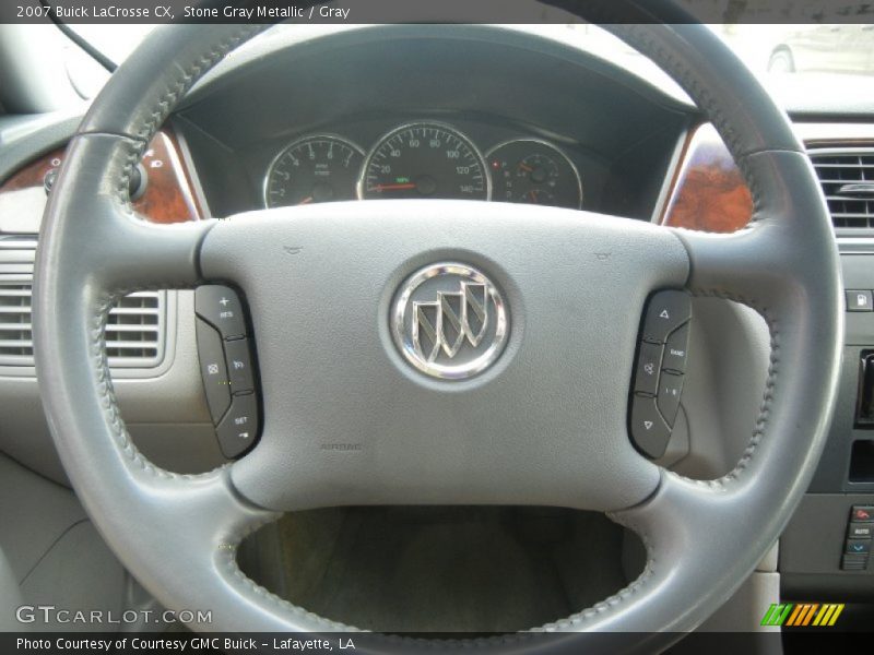 Stone Gray Metallic / Gray 2007 Buick LaCrosse CX