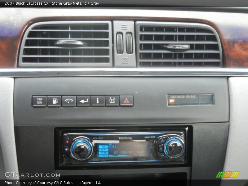 Stone Gray Metallic / Gray 2007 Buick LaCrosse CX