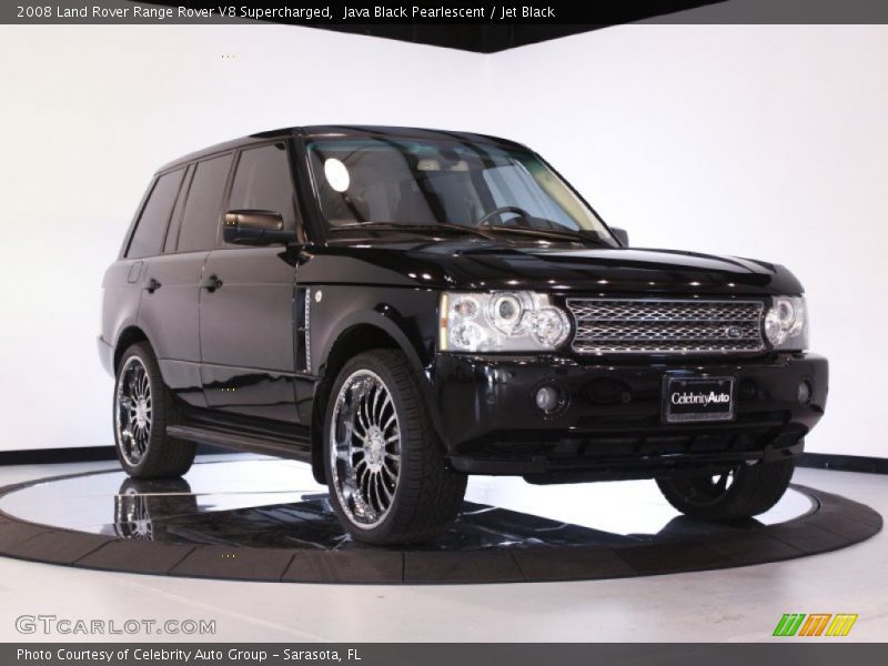 Java Black Pearlescent / Jet Black 2008 Land Rover Range Rover V8 Supercharged