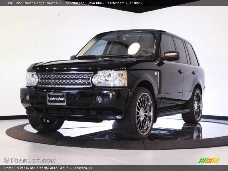 Java Black Pearlescent / Jet Black 2008 Land Rover Range Rover V8 Supercharged