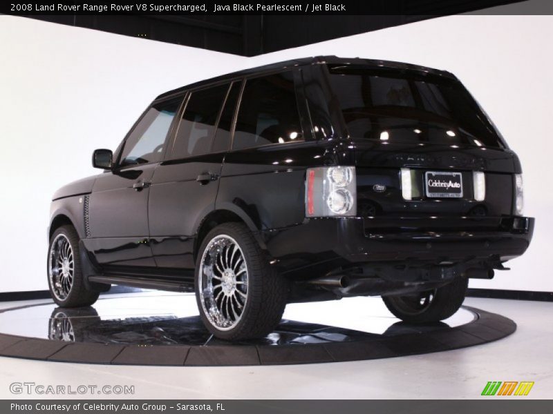 Java Black Pearlescent / Jet Black 2008 Land Rover Range Rover V8 Supercharged