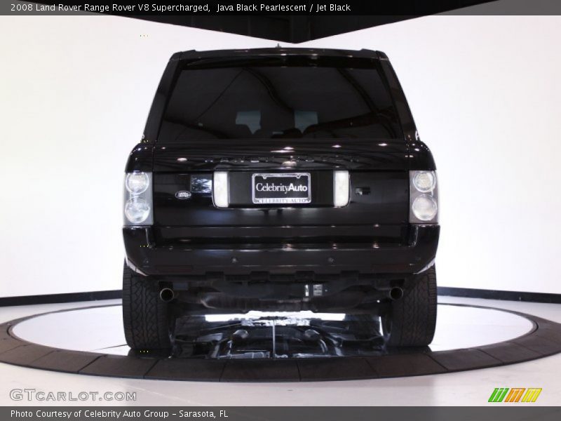 Java Black Pearlescent / Jet Black 2008 Land Rover Range Rover V8 Supercharged