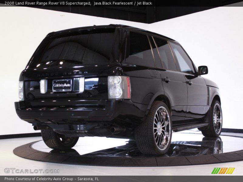Java Black Pearlescent / Jet Black 2008 Land Rover Range Rover V8 Supercharged