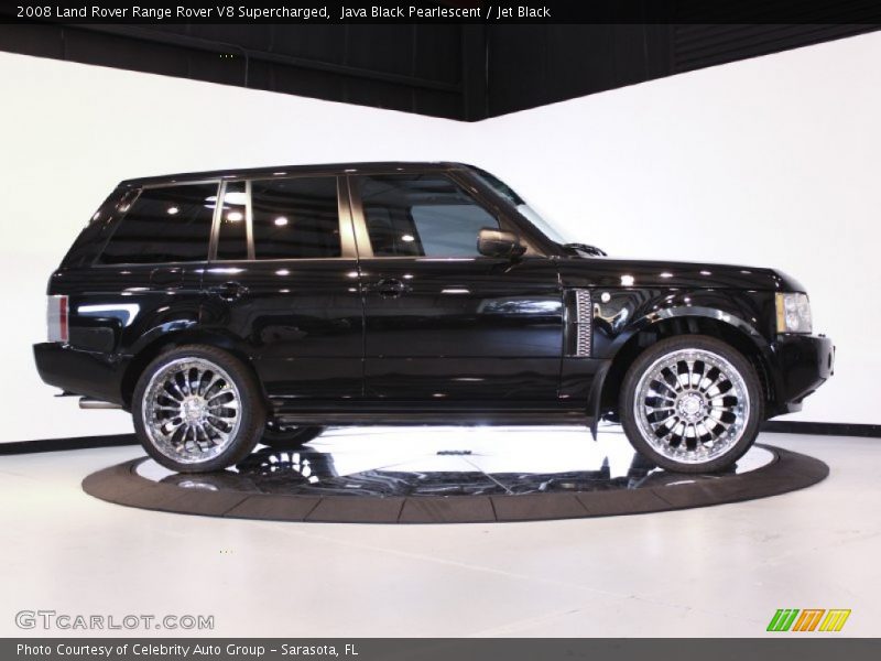 Java Black Pearlescent / Jet Black 2008 Land Rover Range Rover V8 Supercharged