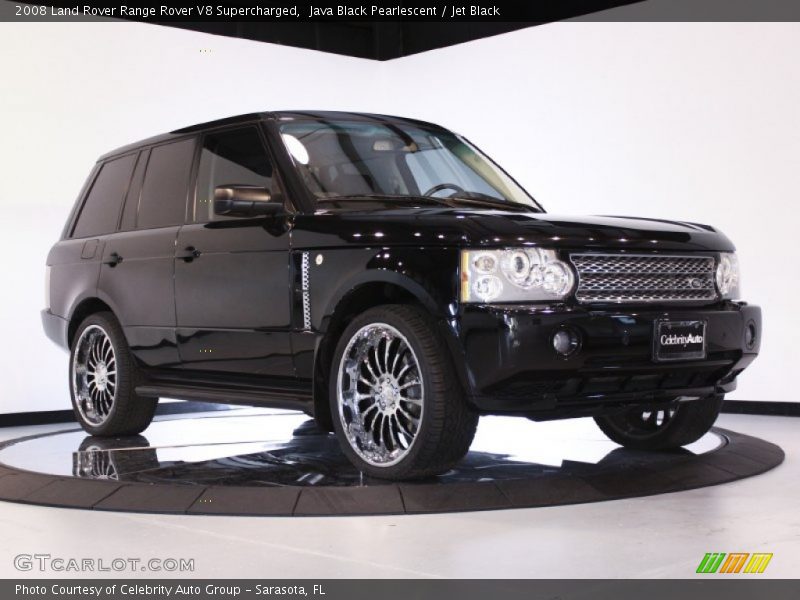 Java Black Pearlescent / Jet Black 2008 Land Rover Range Rover V8 Supercharged