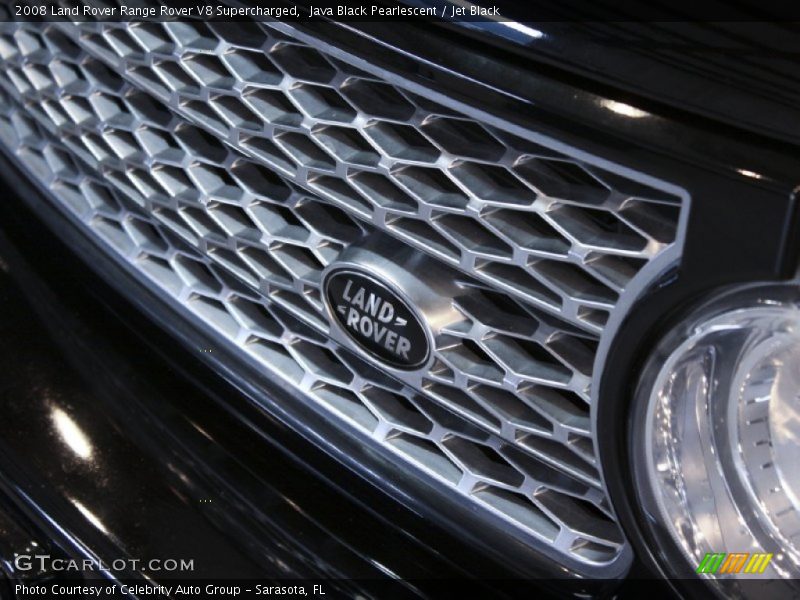 Java Black Pearlescent / Jet Black 2008 Land Rover Range Rover V8 Supercharged