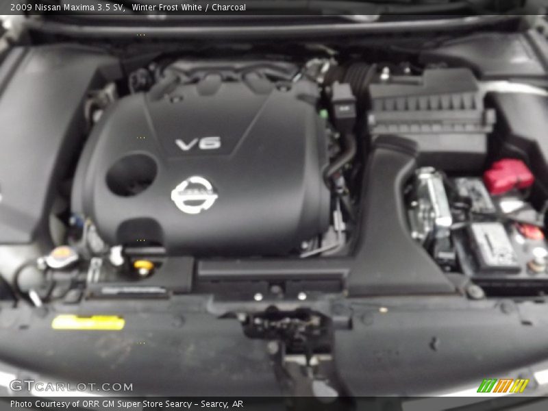 Winter Frost White / Charcoal 2009 Nissan Maxima 3.5 SV