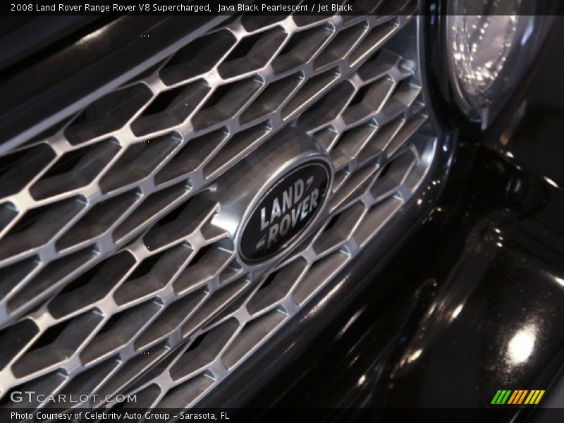 Java Black Pearlescent / Jet Black 2008 Land Rover Range Rover V8 Supercharged
