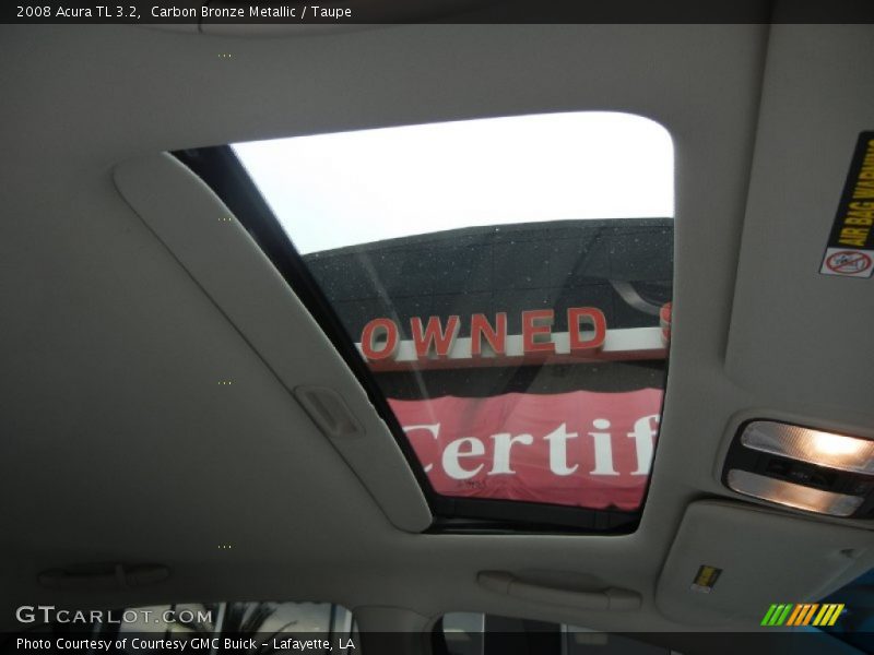 Carbon Bronze Metallic / Taupe 2008 Acura TL 3.2