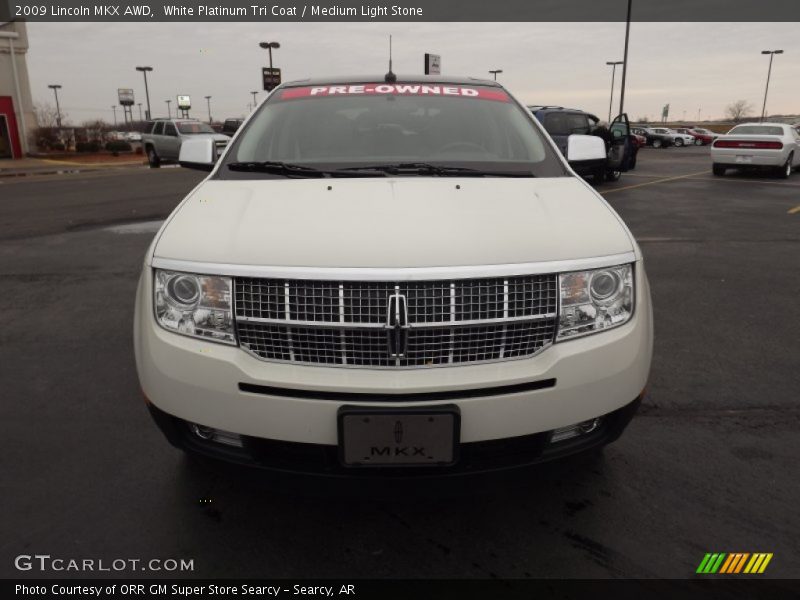White Platinum Tri Coat / Medium Light Stone 2009 Lincoln MKX AWD