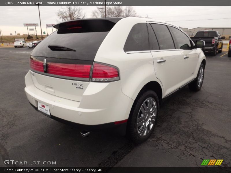 White Platinum Tri Coat / Medium Light Stone 2009 Lincoln MKX AWD