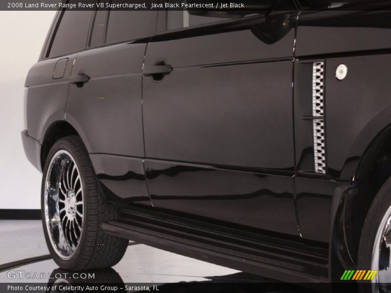 Java Black Pearlescent / Jet Black 2008 Land Rover Range Rover V8 Supercharged